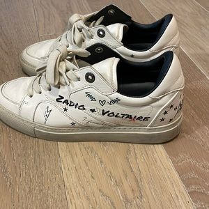 Gently worn Zadig + Voltaire sneakers!!